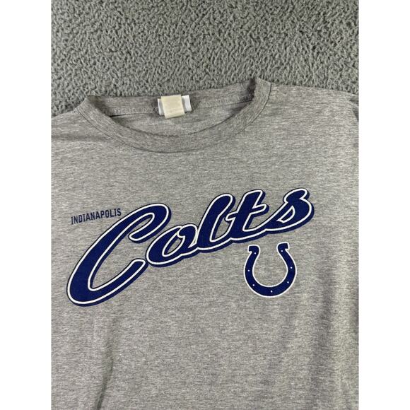 NFL Indianapolis Colts Shirt‎ Men Large Long Sleeve Graphic Crew Neck Tee - Picture 5 of 7